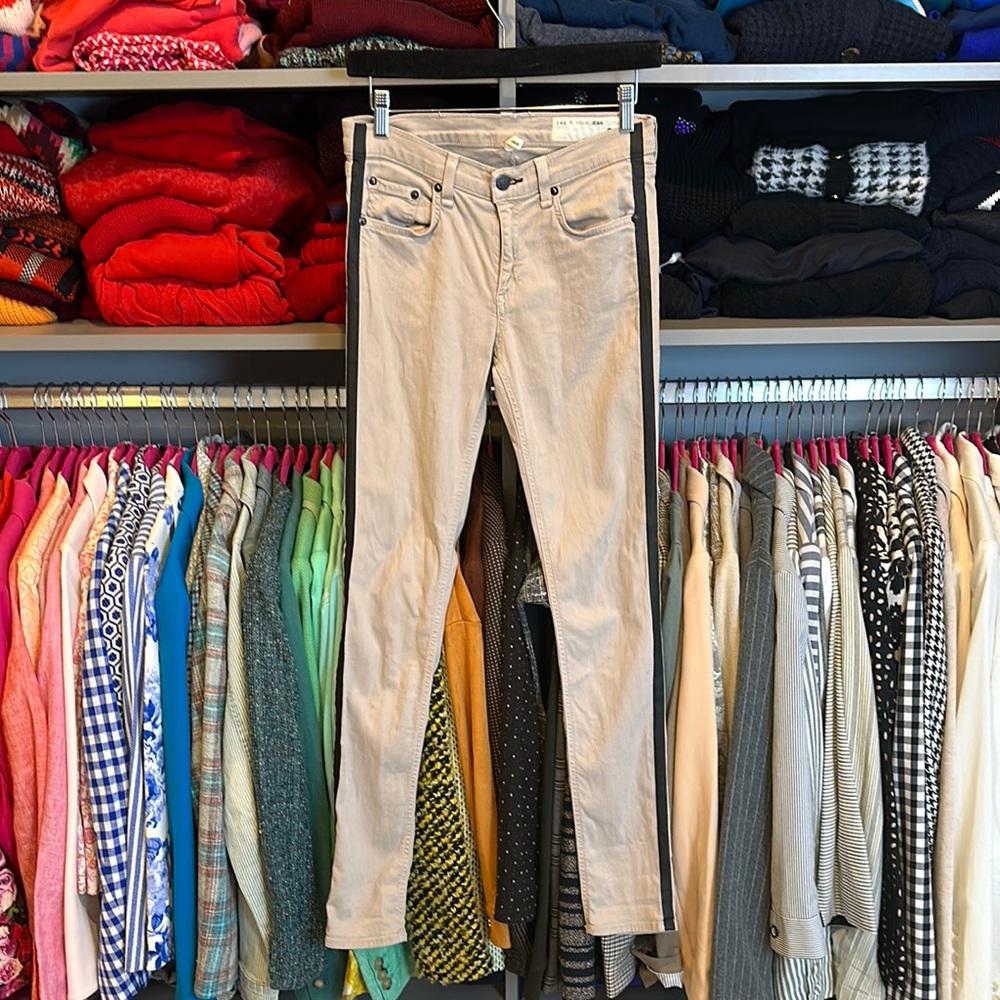 Rag & Bone Beige Skinny Jeans